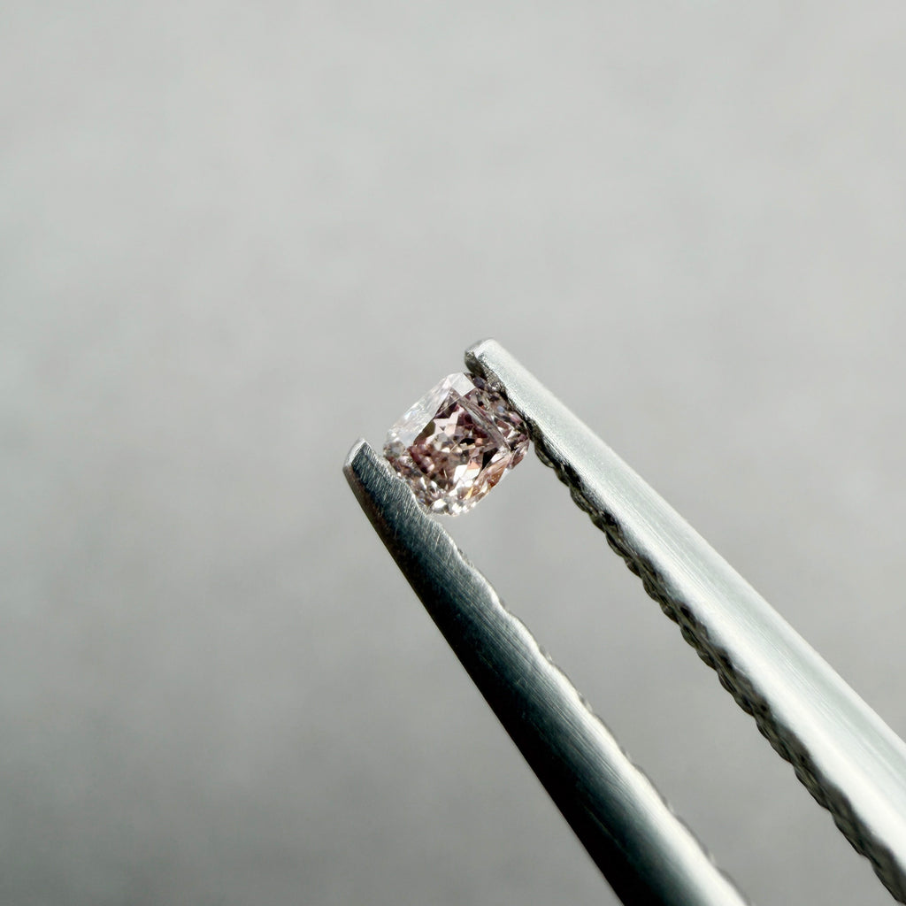 天然粉鑽 0.10克拉