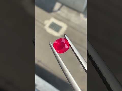 緬甸 鴿血紅紅寶石 1.25克拉