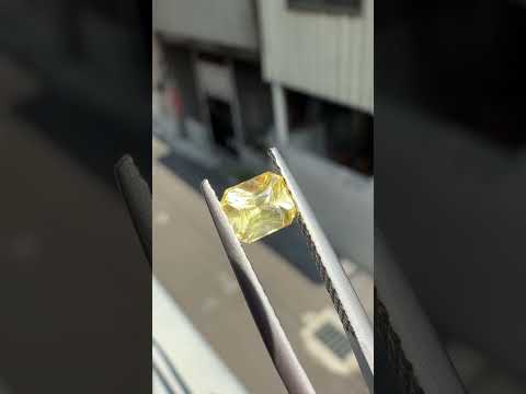 黃色藍寶石 1.17克拉